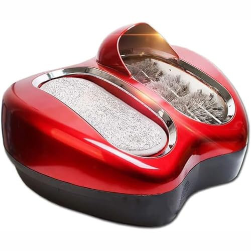 FUYAO Automatic Induction Shoe Polisher, 80W Sole Cleaning Machine For Hotel Entrance Hall And Sales Center, Electric Shoe Polisher Alternative To Shoe Covers Machine