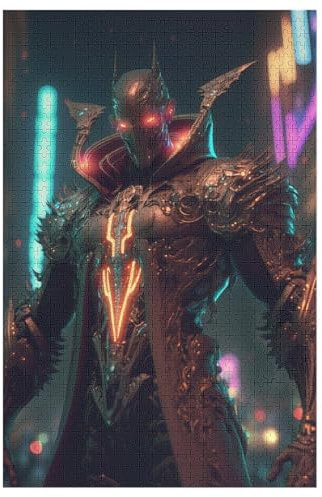 Puzzles Für Erwachsene, 1000 Teile, Cyborg, Kreative Holzpuzzles, Praktisches Spiel, Familiendekoration 78×53cm