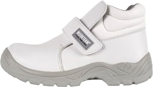 WORKTEAM Bota de Seguridad Alimentación S2 SRC, Microfibra con Cordon Interior, Puntera de Acero, Impermeable y Suela PU Bidensidad Antideslizante. Unisex 45