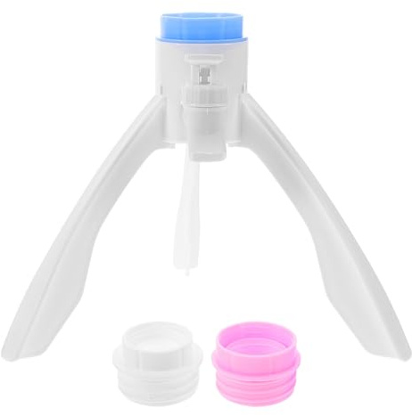 BESTonZON Dispensador de Agua y Optimización de Espacio Soporte Triangular Abs Diseño Multifuncional para Botellas de Agua Mineral Adecuado para Colocación en Escritorio