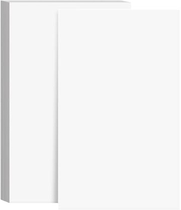 8.5 x 14 White Card Stock | Heavyweight 80lb Cover (216gsm) Cardstock Paper – Smooth Finish | For Arts and Crafts, Brochures, Restaurant Menus, Posters | 50 Sheets per Pack