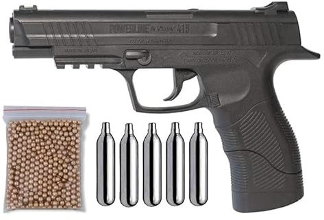 Outletdel ocio Pistola Perdigón Daisy 415 4,5mm. + Funda + Balines + Bombonas co2. 23054/29318/13275