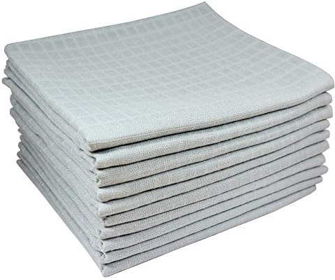 Paños de muselina - paquete de 10 unidades, paños para bebés, pañales de tela, 70 x 80, pañales de gasa, certificado Öko-Tex (10 gris)