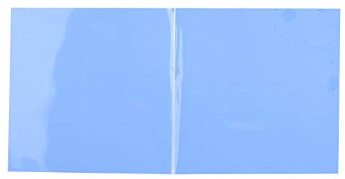 Bewinner 2PCS Pad Termico CPU 100mm x 100mm x 1mm, Silicone dissipatore di Calore Chip CPU, Pad Scheda Grafica di Raffreddamento Termico conduttivo, Chip grafici