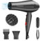 Faszin Asciugacapelli Professionali Ionico, Phon Capelli Ioni con Diffusore, Fono Capelli Professionale potente, Tecnologia Triple-L plus resistente hair dryer