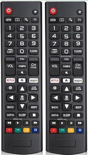 2PCS LG Smart TV Telecomando Universale AKB75095307 - Compatibile con LCD LED UHD OLED 3D 4K High-Definition TVS