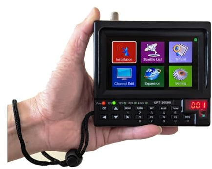 AYJYZHIAG KPT-268HD DVB-S2 Ricevitore TV satellitare Digitale Full HD Misuratore MPEG-4 DVB-S SAT Finder KPT 356H WS-6933