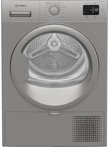 Indesit C YD 92D SS UK 9Kg Heat Pump Tumble Dryer - Silver - A+ Rated