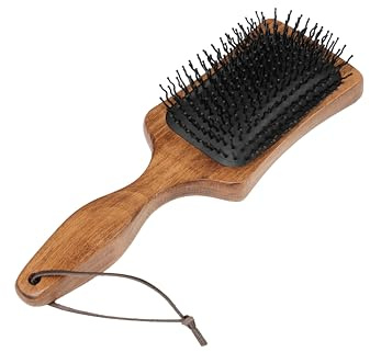LeMieux Artisan Mane & Tail Brush - Horse Grooming Brush - Brown
