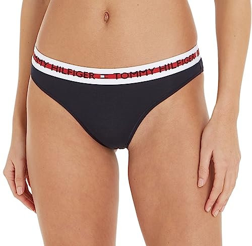 Tommy Hilfiger Bikini Bikini Hose Damen, Blau (Desert Sky), L