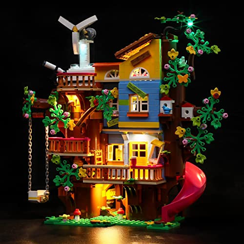 LIGHTAILING Jeu De Lumières Compatible avec Lego 41703 Friends La Cabane de l’Amitié dans l’Arbre Modèle en Blocs De Construction - Ne Figurant Pas sur Le Modèle