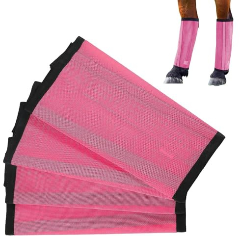 Leggings con Mosca de Caballo, Botas Reutilizables para Caballos, Malla Transpirable para Mayor Comodidad, la Fatiga de Las piernas y Reduce el pisoteo