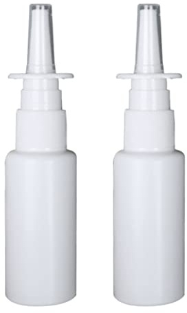 Odoukey Nasal sprayflaskor 30 ml tomma plast påfyllningsbar mist nässpruta flaska behållare 2 st