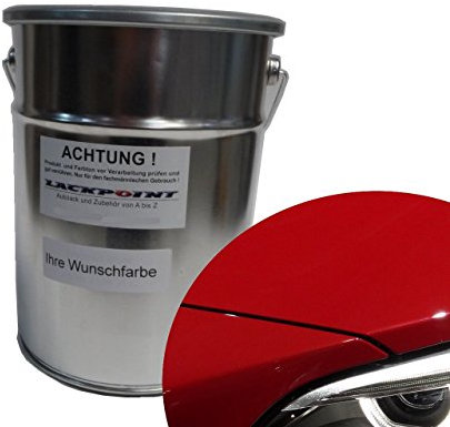 Lackpoint 1 litro de pintura a base de agua lista para pulverizar para BMW A75 Melbourne rojo metálico