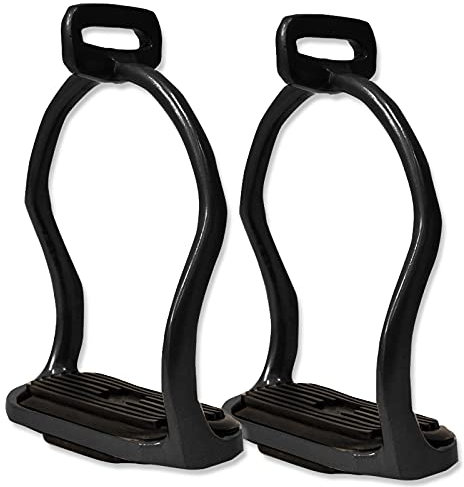 WALDHAUSEN Island Steigbügel Alu, schwarz