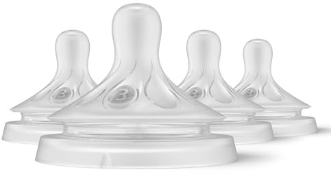 Philips Avent Natural Response Nipples, Medium Flow (Flow 3), 4-Pack, SCY963/04