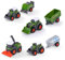 Dickie Toys - Fendt Micro Team (9cm) - Kit Tracteur avec Remorque Original Fendt Sélection aléatoire pour Enfants à partir de 3 Ans Multicolore, 203732001