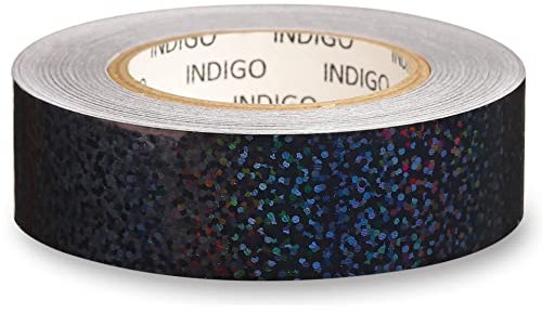 DRUNA Folie für Reifen und Keulen Rhythmische Sportgymnastik Crystal Indigo Schwarz