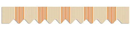 home Trends Markisen Volant Schabracke Markisenbespannung Ersatzstoffe Markisenstoffen Sonnenschutz Polyester fertig genäht mit Umrandung mehr Maß und Diverse Farben (P3037, 3)