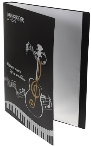 Toyvian A4 Notenhefter Dokument-organizer Papierordner Im A4-format Ordner Musik Klaviernotenordner Notenhalter Musikversorgung Musikmappe Aus Kunststoff Klavierpartitur Pvc Veranstalter