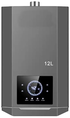 GAUDIO Calentador Gas, Calentador de Agua a Gas Portátil, Fácil de Instalar, Ducha de Temperatura Constante y Descarga de Energía, Calentador de Agua Gas Natural (Size : A)