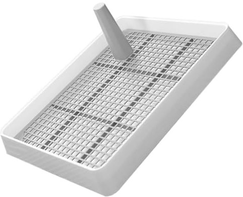 FONDOTIN rutschfeste Hundetoilette Aus Robustem Kleines Mit Spritzschutz Für Welpen Und Haustiere Indoor Trainingshilfe Zur Einfachen Reinigung Und Hygienischen Nutzung