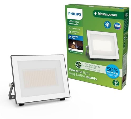 PHILIPS Lois, Proiettore per Esterni UltraEfficient, 24 W, 3000 K, Antracite