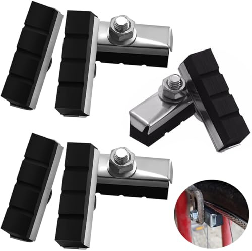 PNPGDYK 8X Pastillas de Freno Zapatas Goma Tipo X 40mm de Bicicleta Carretera Montaña Clásica