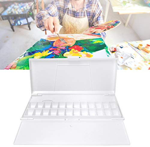 Palette Ad Acquerello, Tavolozza della Palette di Vernice in Plastica con 24 Griglia per la Pittura