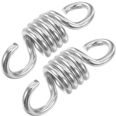 ibasenice Ressorts Suspendre Robustes pour Chaise Suspendue Accessoires de Porche Lot de 2 Tension pour Balançoire de Patio Multi-Usage