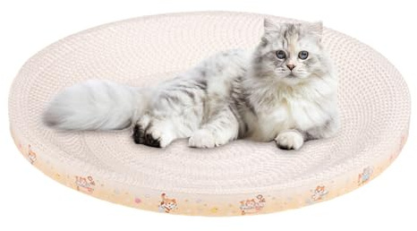 Rascador para gatos, protector grande y moderno de muebles corrugados, tabla de rascar de 13.78 pulgadas, cartón rascador para gatos con construcción duradera, almohadilla para rascar gatos