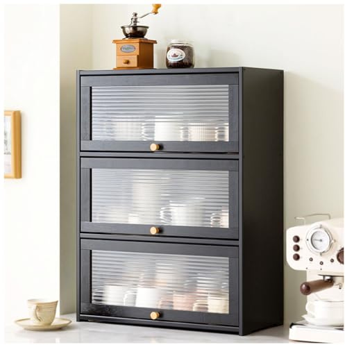 Armadietto portaoggetti autoportante da cucina, dispensa, credenza per spezie e bottiglie di condimento, armadio dal design moderno, 52 x 28 cm, soluzione ecologica