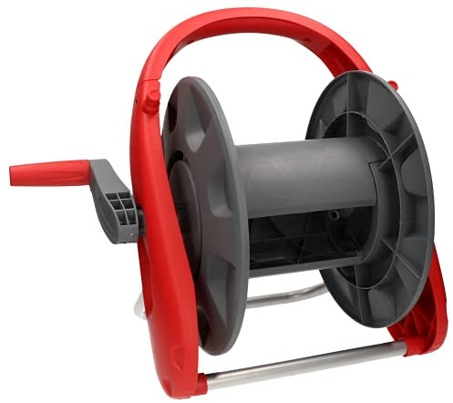 KOTARBAU® Avvolgitubo da Giardino 1/2 50 m Carrello Portatile Divaricatore Mobile