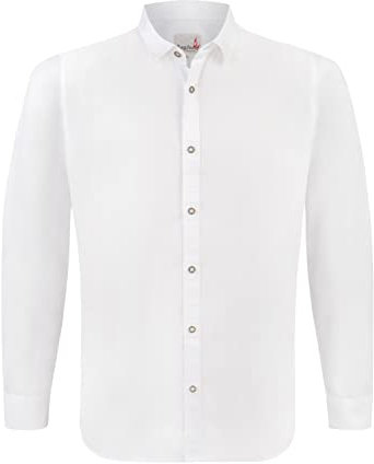 Stockerpoint Herren Ernesto Trachtenhemd, Weiß, L EU