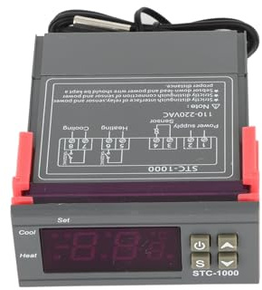 Thermostat Numérique, Capteur de Température du Contrôleur de Température Numérique 110‑220V Contrôle du Thermostat électrique à Usage Domestique