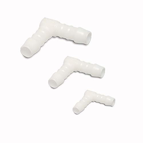 Winkel L-Stück Schlauchverbinder aus Kunststoff - POM 25 mm