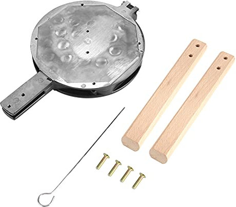 Ichiias Waffle Maker Kitchen Antiadherente Egg Bubble Baking Molde Plate Pan Pan Tool, Sartén Para Hacer Gofres Con Huecos Circulares Para Uso Comercial En El Hogar