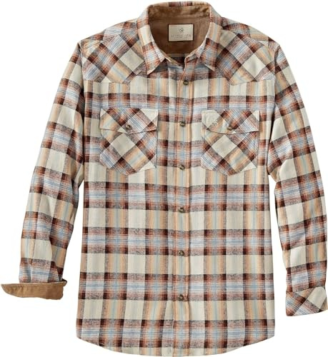 Legendary Whitetails herr shotgun western flannel button-down skjorta