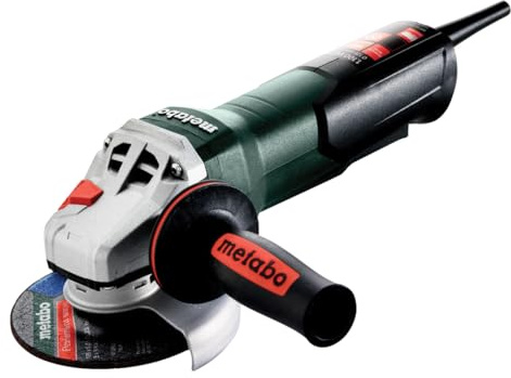 Metabo WP 11‑125 Quick Angle Grinder 125mm 1100W 110V – High‑Power Compact Grinder for Site Use with Quick‑Change System, Safety Clutch & Durable Motor for Cutting and Grinding