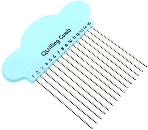 Quilling Kamm DIY Papier Handwerk Werkzeug Creat Loops Zubehör Versorgungshalter [FDXGYH, Blau]