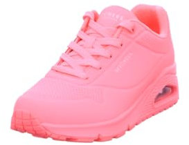 Skechers Damen UNO Stand On Air Sneaker, Coral Durabuck Mesh, 39 EU