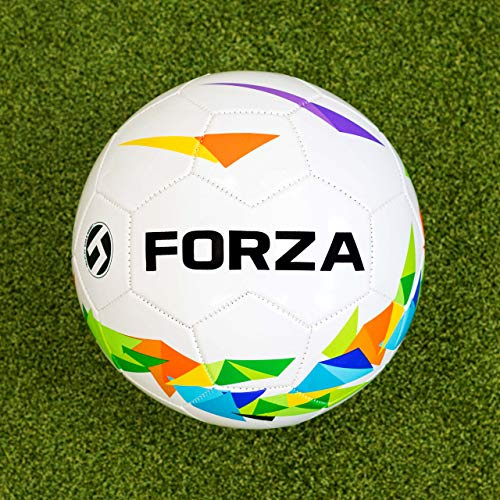 FORZA Garden Football | Lightweight Recreational Ball for Kids with Optional Pumps - Ideal for Garden & School Play [Size 3, 4 & 5] (Size 3 Ball With No Ball Pump, Pack of 1)