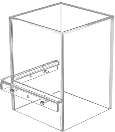 Fischglas-Aquarium, Fisch-Aquarium, Fisch-Aufzugs-Tank, transparenter Aufzugstank, Fisch-Aquarium, umgekehrtes Wasserbecken mit ungehinderter Sicht, Fischschalen für Fische