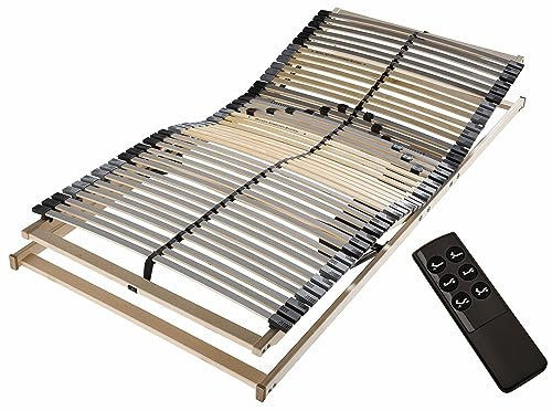 BeCo Lattenrost Flex 42 Motor, Kopfteil und Fußteil elektrisch verstellbar, Größe:90 x 200 cm