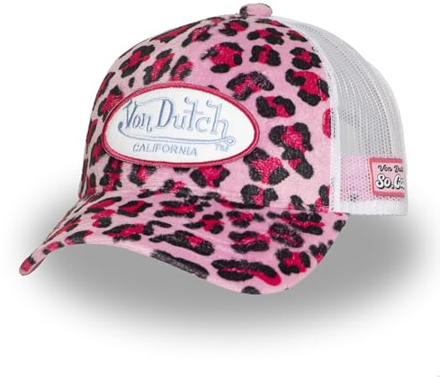 Von Dutch Cappellino da bambino Savage, berretto da camionista ragazzo e ragazza, regolabile da Snapback, colore rosa