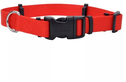 Coastal Pet SecureAway Collar Protector for Flea Collars - Adjustable pet Accessory - Protective Flea Collar for Dogs & Puppy - Red, 1 x 18-26