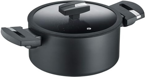 Berndes Pentola da 24 cm, in Alluminio Riciclato, per induzione, Realizzata al 100% in lattine riciclate