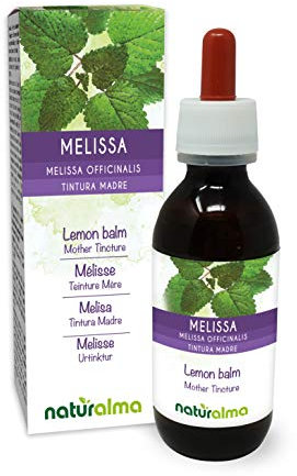 Melissa (Melissa officinalis) foglie Tintura Madre analcoolica Naturalma - Estratto liquido gocce 120 ml - Integratore alimentare - Vegano