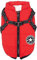 Voarge Hundejacke Winterweste Jacken, Hundemantel mit Geschirr für Kleine Hunde Hundemantel Wasserdicht Maschinen Waschbarer Reflektierender Streifen Design Haltbarer D-Ring (3XL, Rot)