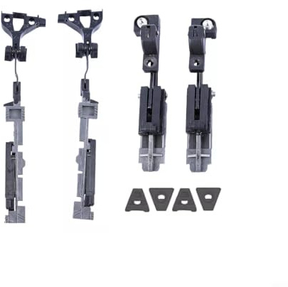 Kit de reparación de trineo de riel de techo corredizo compatible con mercedes Clase C W205 GLC X253 2014-2023, zapatas delanteras y traseras, 8 piezas